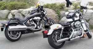 Yamaha Road Star Warrior & Harley Davidson XLH???